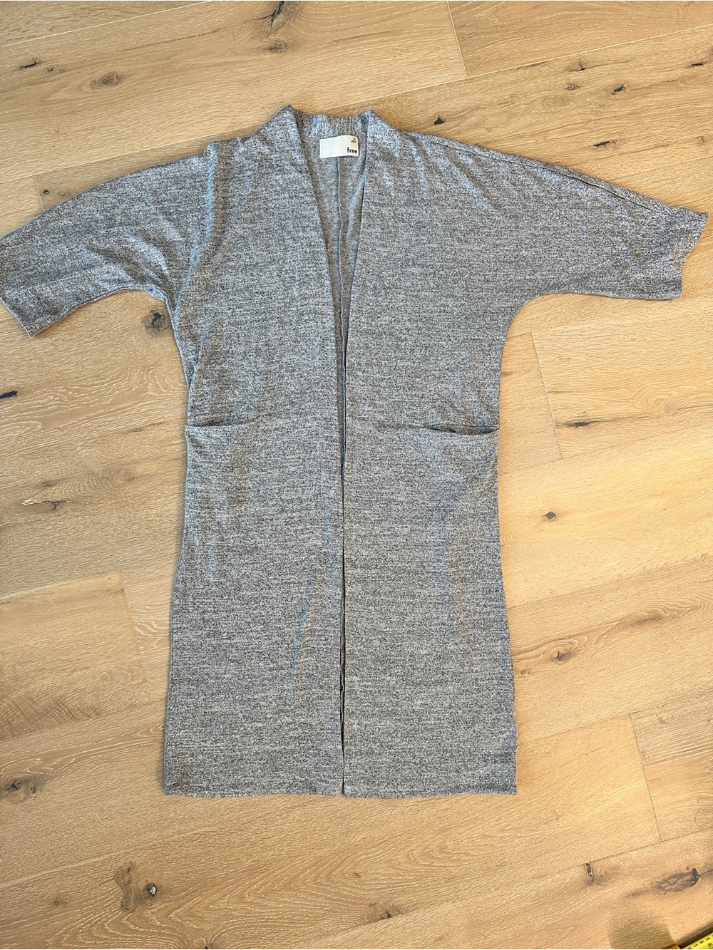 Wilfred Heather Gray Open-Front Women’s Cardigan